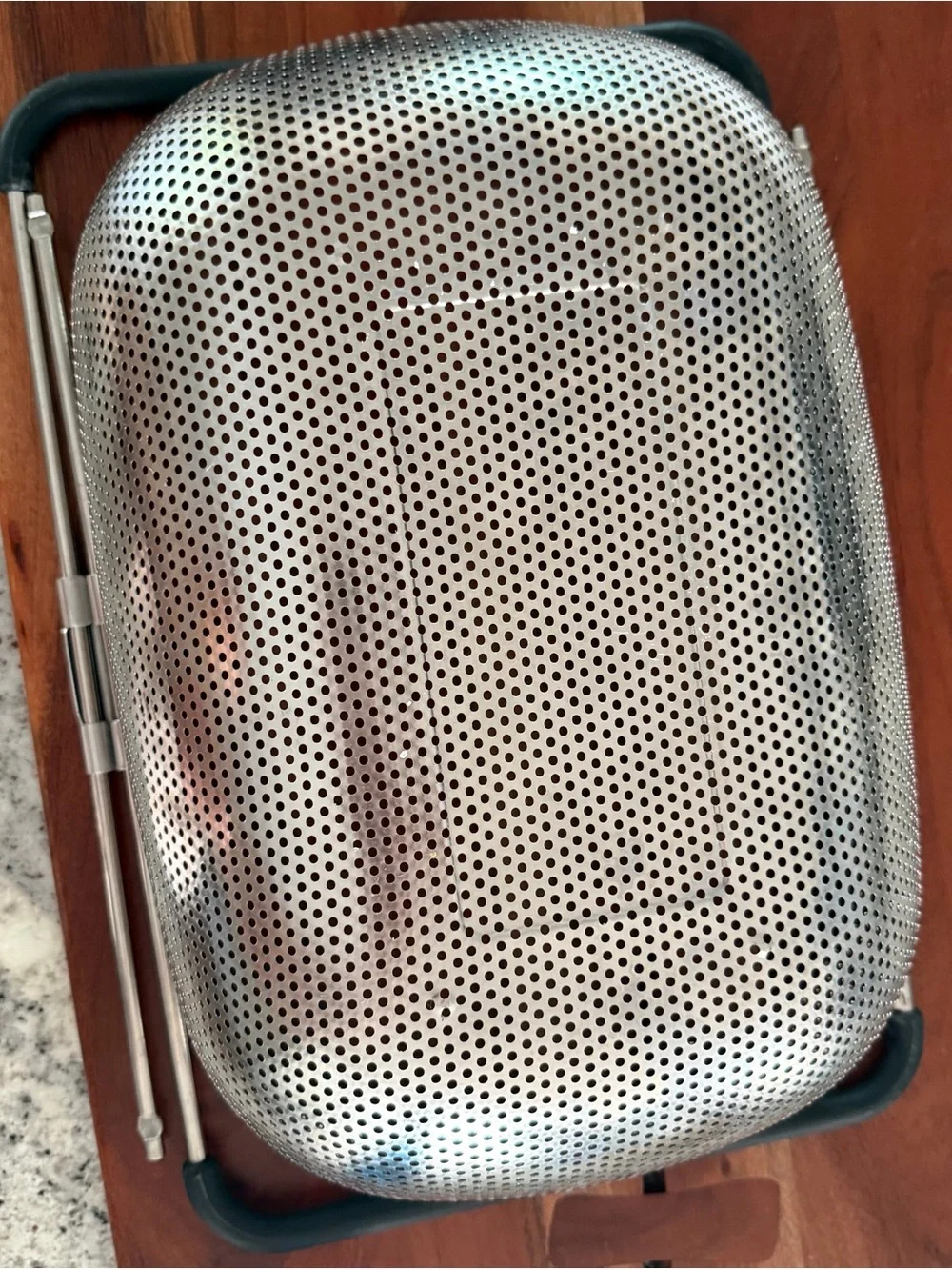Crate & Barrel Adjustable Over-Sink Colander